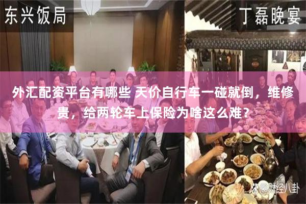 外汇配资平台有哪些 天价自行车一碰就倒，维修贵，给两轮车上保险为啥这么难？
