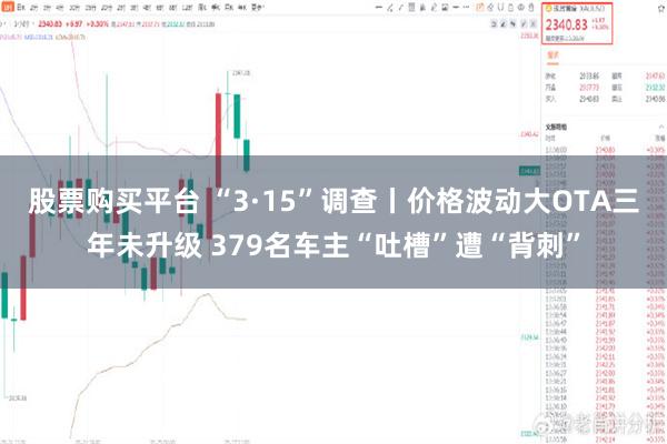 股票购买平台 “3·15”调查丨价格波动大OTA三年未升级 379名车主“吐槽”遭“背刺”