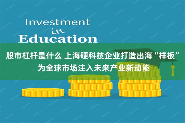 股市杠杆是什么 上海硬科技企业打造出海“样板” 为全球市场注入未来产业新动能