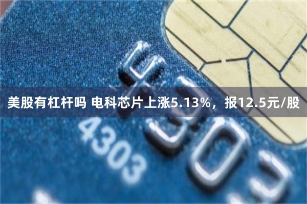 美股有杠杆吗 电科芯片上涨5.13%，报12.5元/股