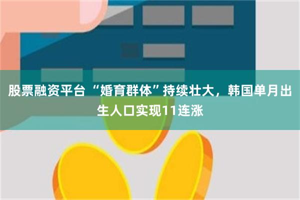股票融资平台 “婚育群体”持续壮大，韩国单月出生人口实现11连涨